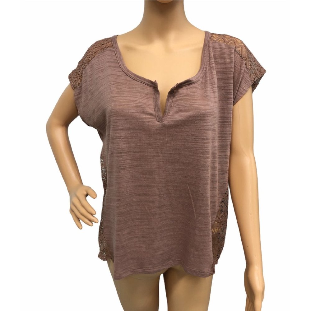 Rue 21 Mocha Brown Blouse Size: XL